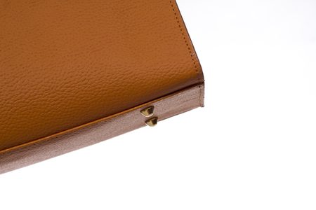 Real leather handbag Glamorous by GLAM - Orange -