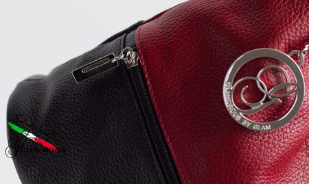 Borsa a spalla da donna in pelle Glamorous by GLAM - Rosso -