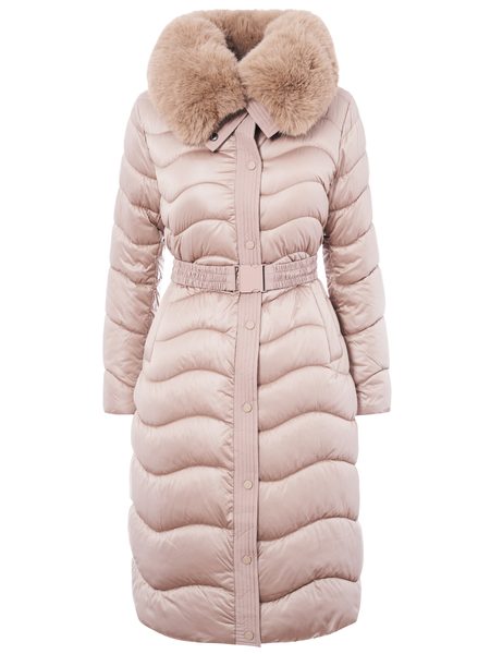 Due Linee Geacă de iarnă de damă - Bej -