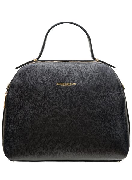 Bolso de cuero de mano para mujer Glamorous by GLAM - Negro -