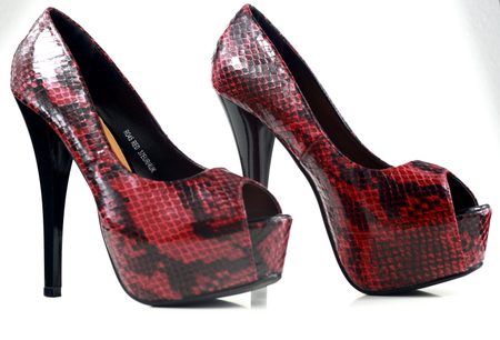 High heels GLAM&GLAMADISE - Red -