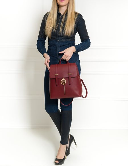 Bőr női táska Glamorous by GLAM - Bordó -