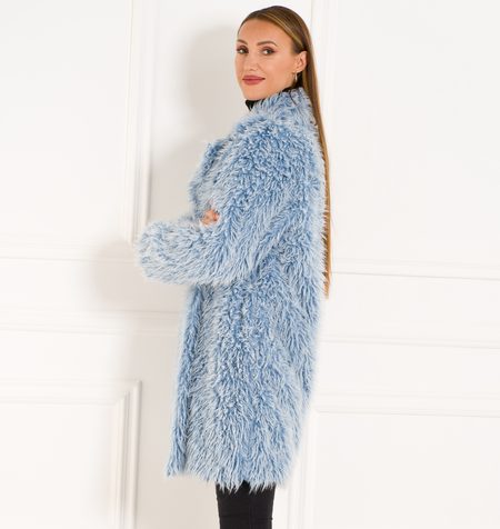 Yetti coat Glamorous by Glam - Blue -