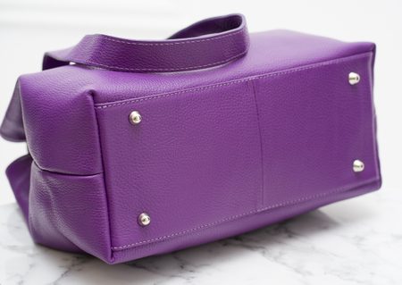 Real leather shoulder bag Glamorous by GLAM - Violet -