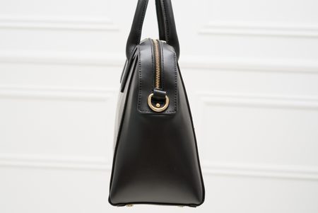 Bolso de cuero de mano para mujer Tru Trussardi - Negro -