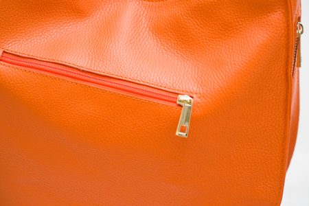 Bolso de hombro de cuero para mujer Glamorous by GLAM - Naranja -