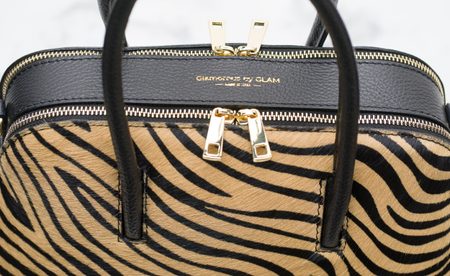 Geantă de mână din piele pentru femei Glamorous by GLAM - Bej -