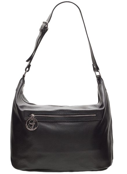 Real leather shoulder bag Glamorous by GLAM - Black -