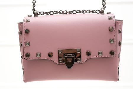 Real leather crossbody bag Glamorous by GLAM - Pink -