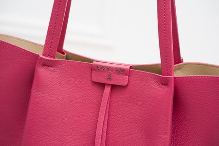 Borsa a spalla da donna in pelle PATRIZIA PEPE - Rosa -