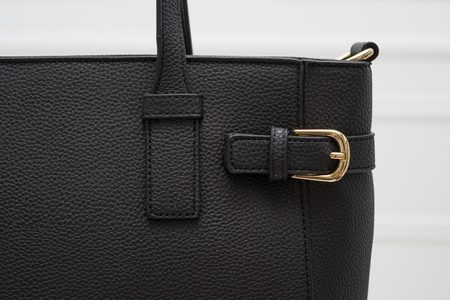 Real leather shoulder bag Tru Trussardi - Black -