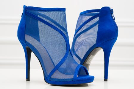 Scarpe a collo alto donna GLAM&GLAMADISE - Blu -