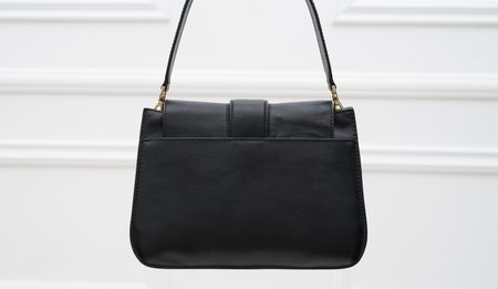 Bolso de hombro de cuero para mujer Michael Kors - Negro -