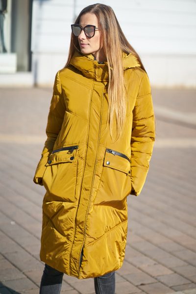 Giacca invernale donna Due Linee - Giallo -