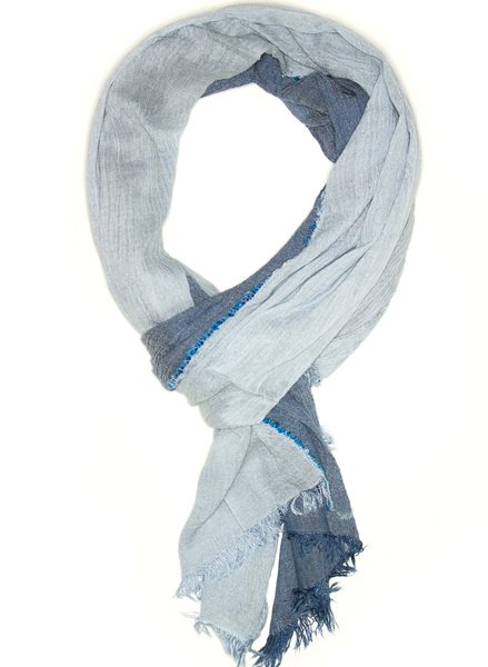 Women's scarf Due Linee - Blue -