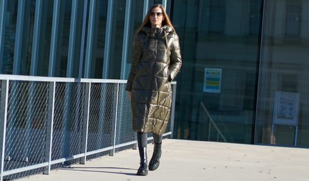 Chaqueta de invierno para mujer Due Linee - Gris -