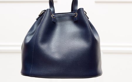 Real leather handbag Glamorous by GLAM - Dark blue -