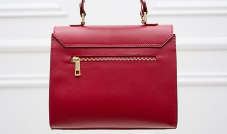 Real leather handbag Glamorous by GLAM - Red -