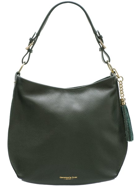 Bolso de hombro de cuero para mujer Glamorous by GLAM - Verde -