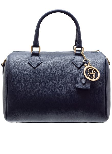 Real leather handbag Glamorous by GLAM - Dark blue -