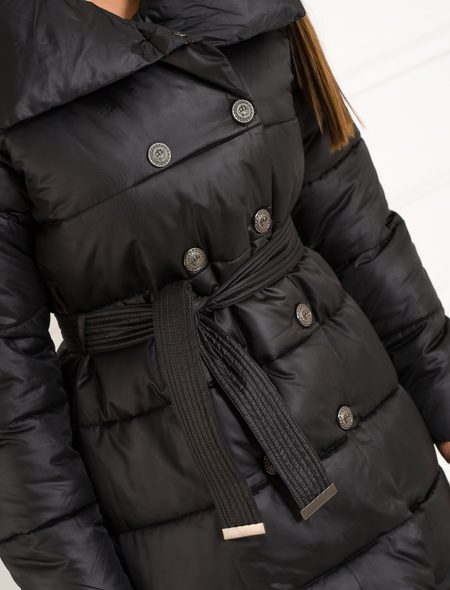 Chaqueta de invierno para mujer Due Linee - Negro -