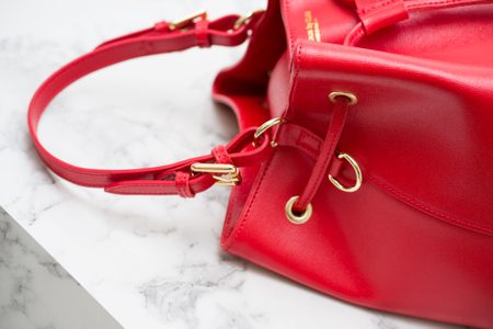 Borsa a mano da donna in pelle Glamorous by GLAM - Rosso -