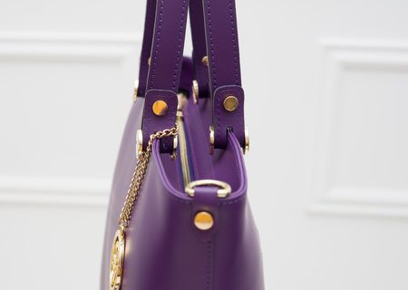 Real leather handbag Glamorous by GLAM - Violet -