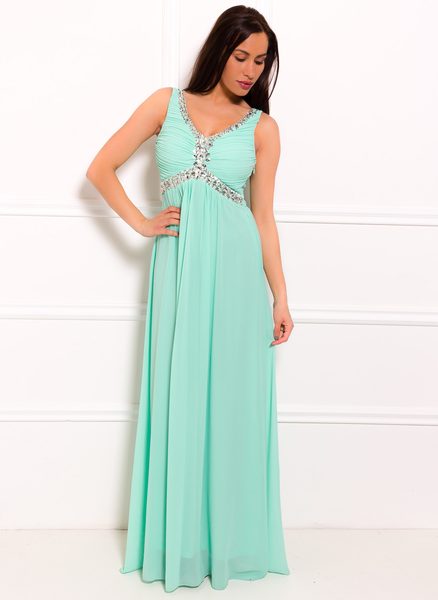 Maxi dress Due Linee - Green -