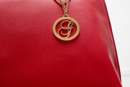 Bolso de cuero de mano para mujer Glamorous by GLAM - Rojo -