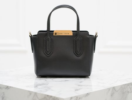 Borsa a mano da donna in pelle Emporio Armani - Nero -