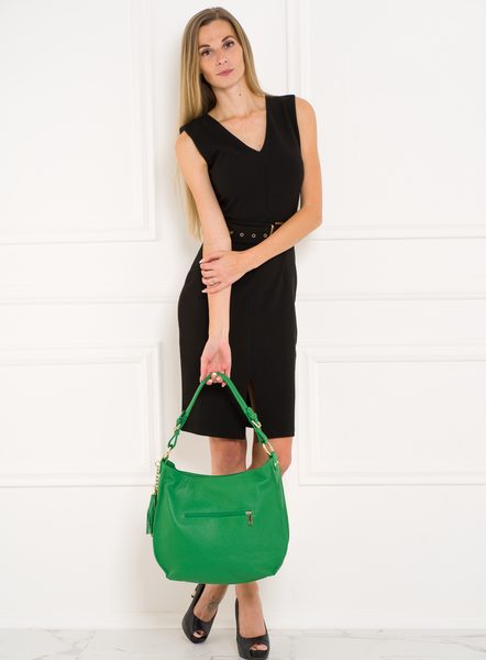 Real leather shoulder bag Glamorous by GLAM - Green -