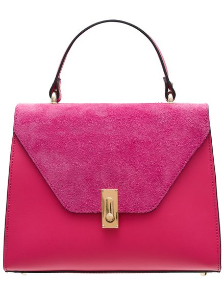 Bolso de cuero de mano para mujer Glamorous by GLAM - Rosa -