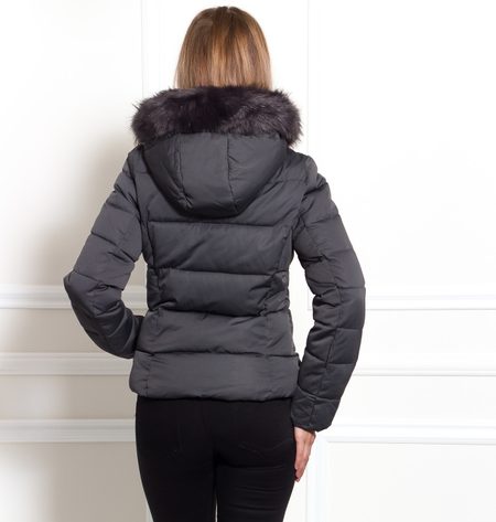 Women's winter jacket Due Linee - Grey -