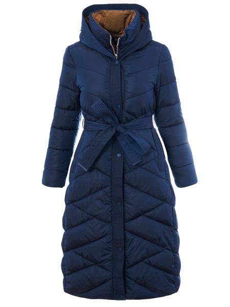 Dámská modrá bunda prošívaná bi-col -