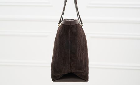 Real leather shoulder bag Cavalli Class - Brown -