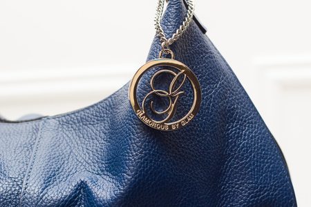 Borsa a spalla da donna in pelle Glamorous by GLAM - Blu -