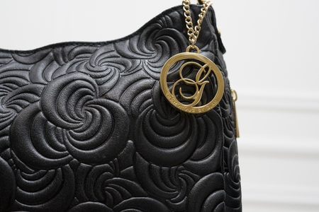 Borsa a spalla da donna in pelle Glamorous by GLAM - Nero -