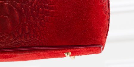 Real leather handbag Glamorous by GLAM - Red -