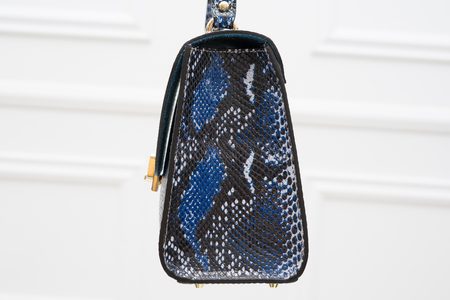 Borsa a mano da donna in pelle Glamorous by GLAM - Blu -