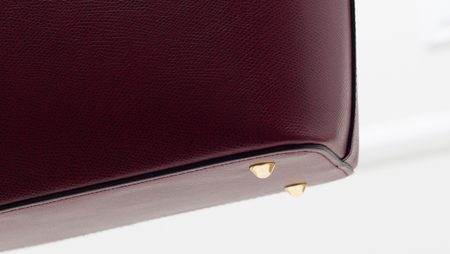 Real leather handbag Glamorous by GLAM - Wine -