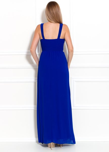 Vestido largo de mujer Due Linee - Azul -