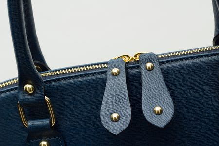 Real leather handbag Glamorous by GLAM - Dark blue -