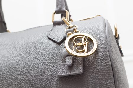 Borsa a mano da donna in pelle Glamorous by GLAM - Grigio -