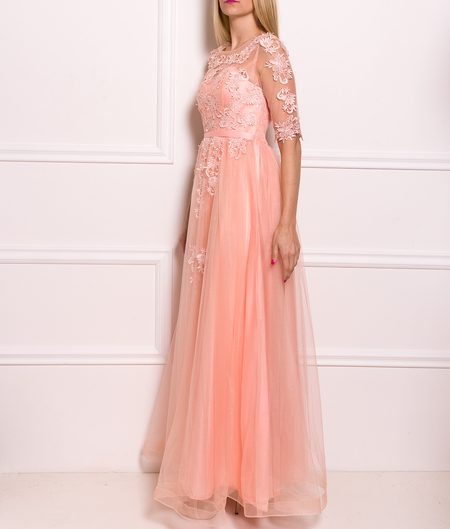 Maxi dress Due Linee - Pink -