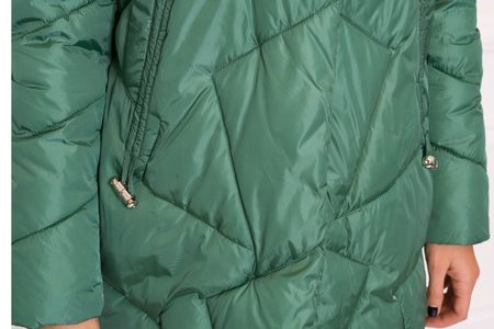 Women's winter jacket Due Linee - Green -