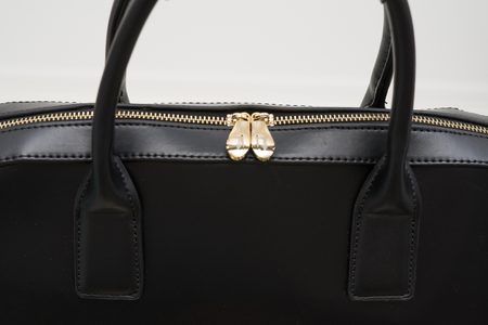 Bolso de cuero de mano para mujer Tru Trussardi - Negro -