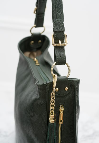 Borsa a spalla da donna in pelle Glamorous by GLAM - Verde -