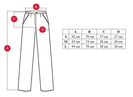 Pantaloni damă CIUSA SEMPLICE - Verde -