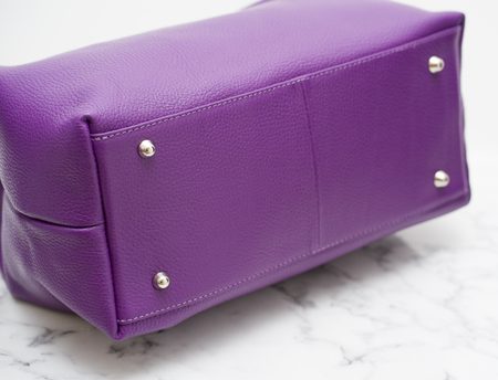 Real leather shoulder bag Glamorous by GLAM - Violet -