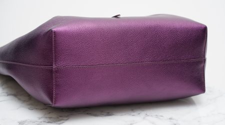 Bolso de hombro de cuero para mujer PATRIZIA PEPE - Violeta -